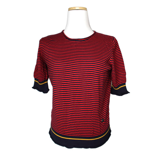 Sonia Rykiel Sonia by Stripe Knit Top 44 114888814