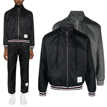 THOM BROWNE 最後のノーマージンリップストップウィンドジャケット (MJT496A 06859 045) 114947327