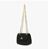 Vivienne Westwood Emma Small Chain Shoulder Bag Saffiano Black 5202006MU S000B N401 114964653 [P]