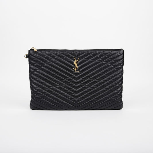 Saint Laurent Monogram Document Holder Clutch 114287877