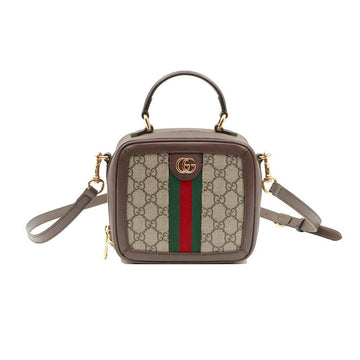 Gucci Ophidia Mini Top Handle 2WAY in GG Supreme Canvas and Brown Leather 772157 114977724