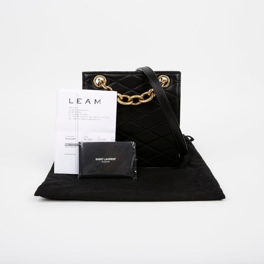 SAINT LAURENT Ketten Schulter Kreuzbody Bag 672671 151509991 [P]