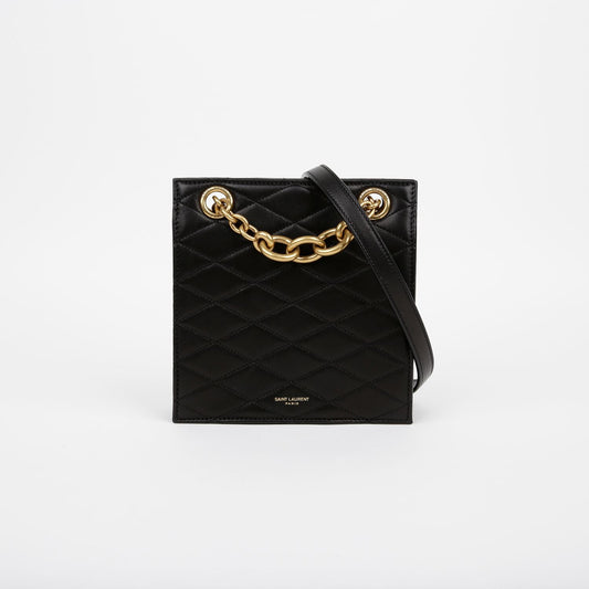 SAINT LAURENT Ketten Schulter Kreuzbody Bag 672671 151509991 [P]