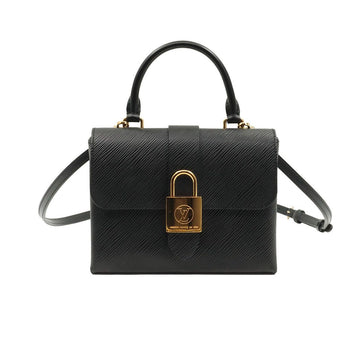 LOUIS VUITTON Schwarze Épi-Leder Gold-Rocky BB 2WAY / M52880 114978421