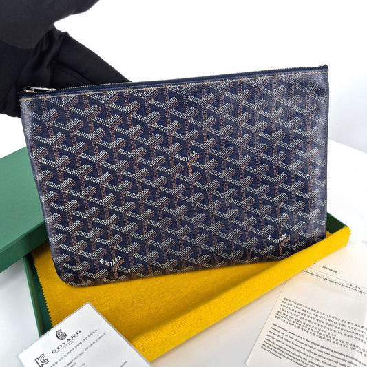GOYARD セナ クラッチバッグ MM スペシャル ネイビー 115009793