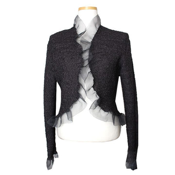 Other Brand Charcoal Gray Frill Cardigan 44, 55 115016232