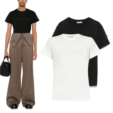 Moncler Women's Embroidered Logo T-Shirt 115016558