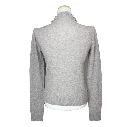 FRAME Gray Cashmere Knit Top 44 115024695