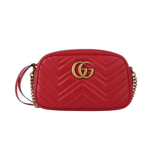 GUCCI 447632 GG マーモント マトラッセ スモール クロスバッグ 33560 115040185