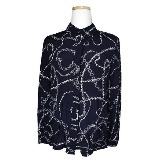 CLAUDIE PIERLOT チェーンプリントブラウス 44 115093363