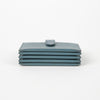 CELINE 10B693BFP スカイブルー レザー アコーディオン カードケース 67181782 [P]