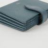 CELINE 10B693BFP スカイブルー レザー アコーディオン カードケース 67181782 [P]
