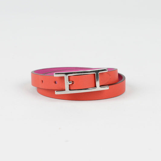 Hermes Bead Double Tour Bracelet T1 114964269
