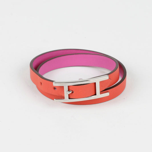 Hermes Bead Double Tour Bracelet T1 114964269