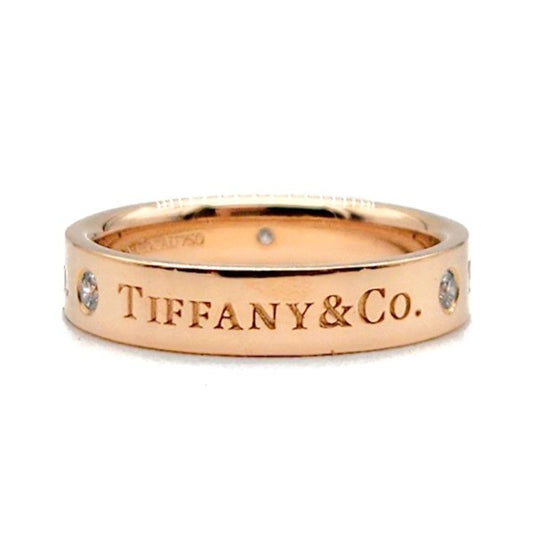 Tiffany & Co Tiffany 3P Diamond Logo Ring L719359 115116427