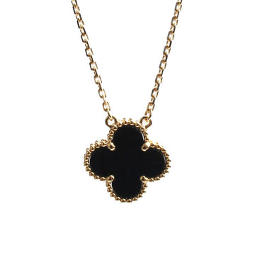 VAN CLEEF & ARPELS Vintage Alhambra Onyx Halskette 12345 115121813