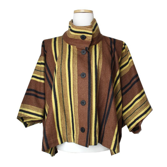 ISSEY MIYAKE me gestreifte Cropped-Jacke 55 und mehr 115133919