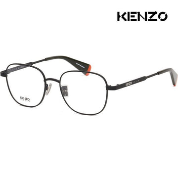 KENZO メガネフレーム KZ50180U 002 ラグジュアリー マットブラック 四角 軽量 メタルフレーム 115147503