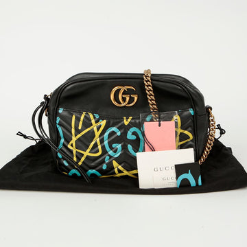 GUCCI GG Marmont Ghost Graffiti Kleine Schultertasche 443499 119806550