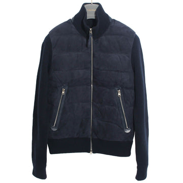 Tom Ford Suede Wool Cashmere Knit Padding Navy KZF004 YMW061F24 HB800 115286048