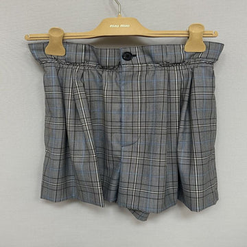 MIU MIU ガレスチェックショートパンツ 25 115377648