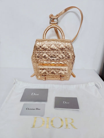 DIOR Cannage Star Dust Rucksack in Roségold 12345 115421915