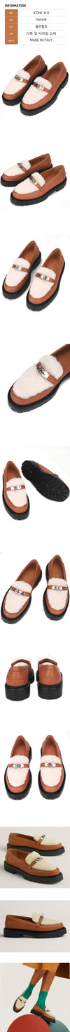 Hermes Kelly Fur Loafers 115440777 [P]