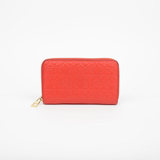 Loewe 107 55 P31 Anagram Zipper Round Wallet 114957595