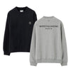 WOOYOUNGMI Rückenlogo Sweatshirt grau (W243TS27 721G), Rückenlogo Sweatshirt navy (W243TS27 722N) 115448818 [P]