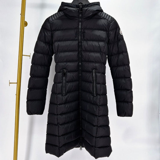 Moncler Taleb Women Long Down Jacket Black 115332691