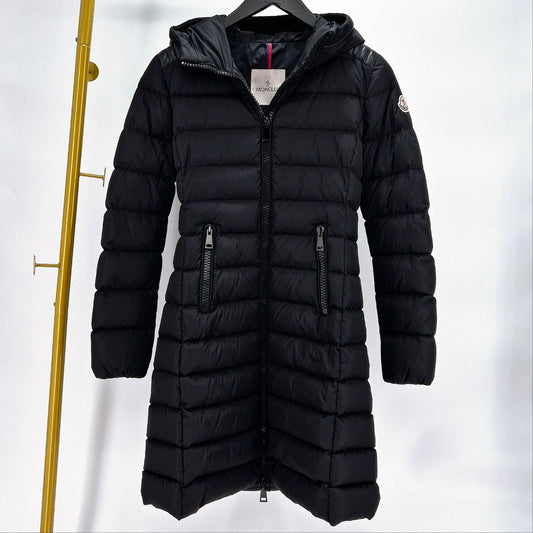 Moncler Taleb Women Long Down Jacket Black 115332691
