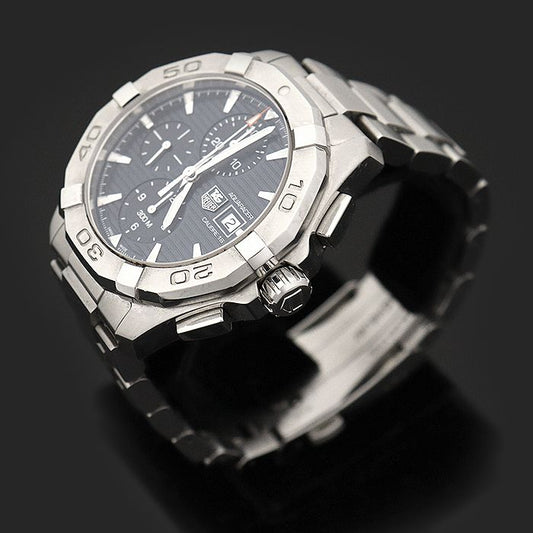 Tag Heuer Aquaracer Automatic Chronograph Blue Dial 43MM Steel Men's Watch CAY2112.BA0927 115520187