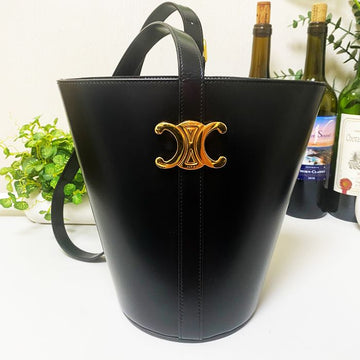Celine Triope Bucket Bag Black 115526561