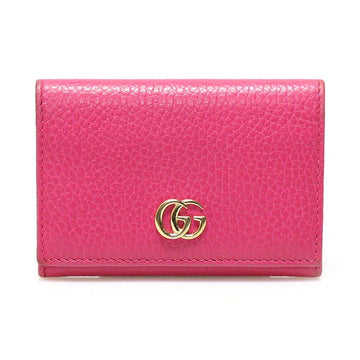 GUCCI 474748 ピンク ゴールド GG マーモント カードケース 財布 EP17676GU 115519829
