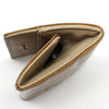 CHANEL Brown Chocolate Bar Quilted Glossy Leather Coin Wallet 115539574 [P]