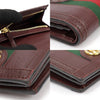 Gucci Ophidia Card Case Wallet in Burgundy Leather 523155 115620969 [P]