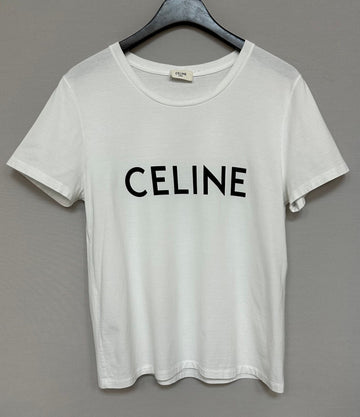 CELINE Classic Logo Baumwoll T-Shirt (66 77) 115634385