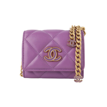 CHANEL AP2638 CCロゴフラップチェーンミニカード財布クロスバッグ 33604K 115710293