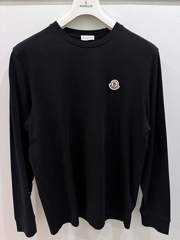 MONCLER モンクレール ブラック ロゴ ラウンド トレーナー 115727183