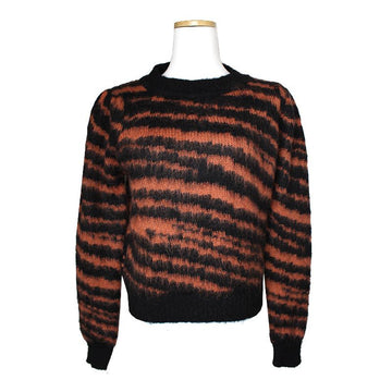 SANDRO ブラックブラウンニットトップス 55, 66 115823995