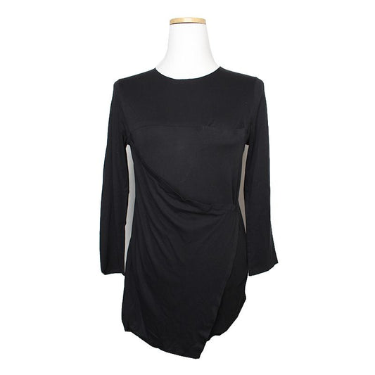 MAISON MARGIELA メゾンマルジェラ MM6 ブラック ドレープ トップス 44 115938450