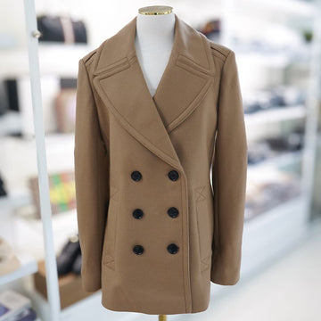 BURBERRY Doppelt Hüllebedeckung 80364031 Tumble Bridge Kamel Woll-Kaschmirmischung Damen Luxus Geschenk 115985132
