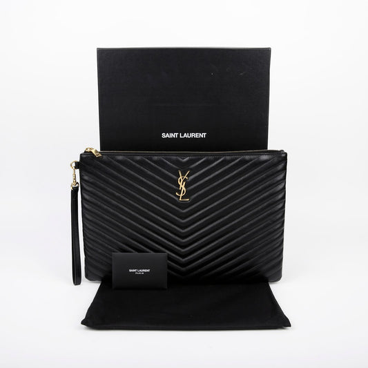 Saint Laurent Monogram Document Holder Clutch 440222 115499865