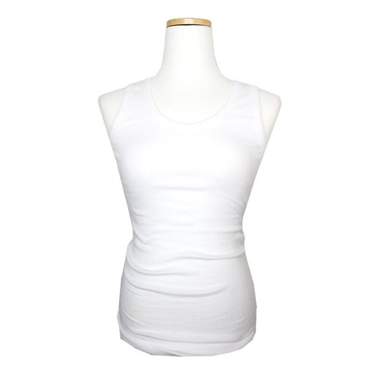 Other Brand Beaker White Ribbed Tank Top 44, 55 116180766