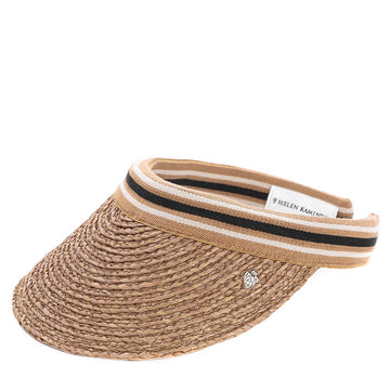 Helen Kaminski 24FW Women's Marina Sun Cap (50318 MARINA NOUGAT BLK STRIPE) 116337015