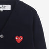 COMME DES GARCONS ワッペンカーディガン ネイビー 116337647 [P]
