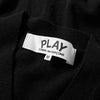 COMME DES GARCONS レッドワッペン カーディガン ブラック 116337652 [P]