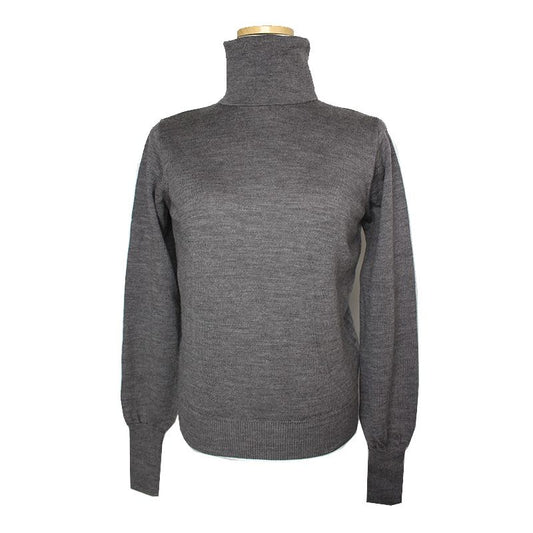 Weekend MaxMara Max Mara Weekend Charcoal Grey Turtleneck Knit Top 44 116577153