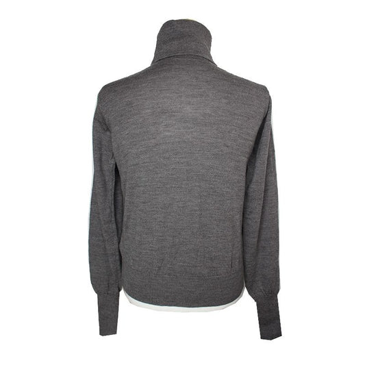 Weekend MaxMara Max Mara Weekend Charcoal Grey Turtleneck Knit Top 44 116577153