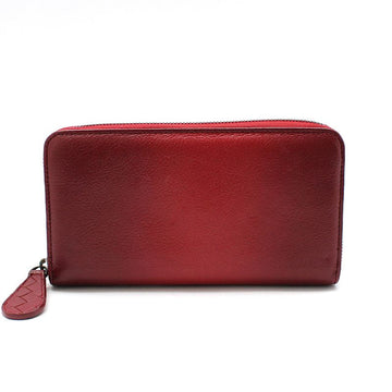 Bottega Veneta Red Gradient Zip-Around Long Wallet 116665465